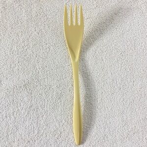 Vintage HutZler Beige Melamine Cooking Fork Serving Fork